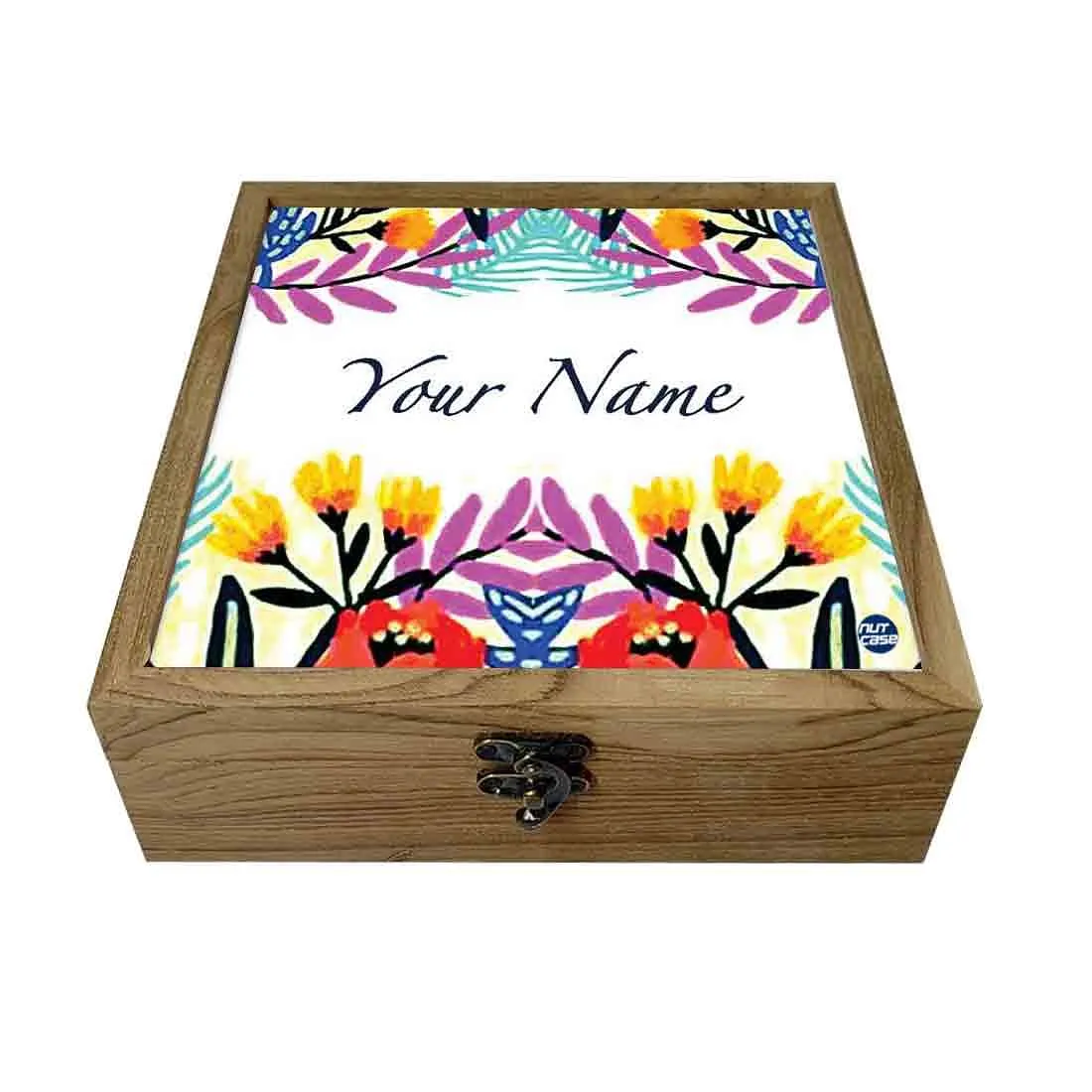Personalised Passport Holder For Women- Colorful Floral