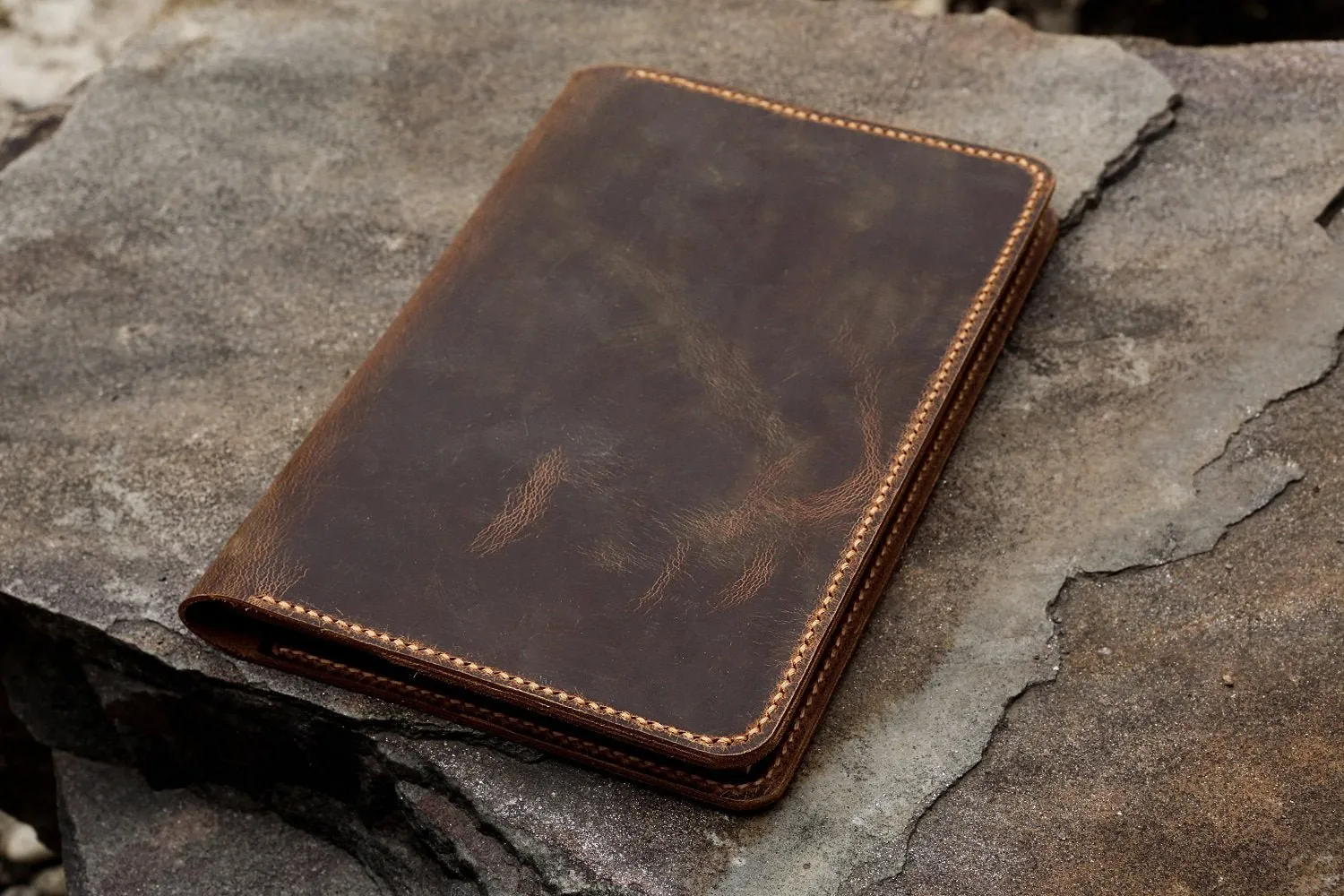 Personalized genuine leather cover sleeve for  Noble Note A5