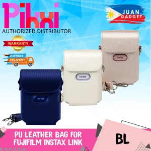 Pikxi Fujifilm Instax Mini Link Leather Case Bag Protector with Strap