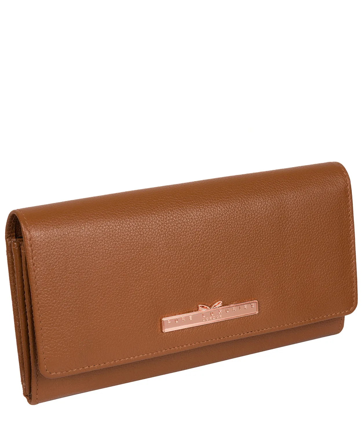'Pipit' Tan Leather Purse