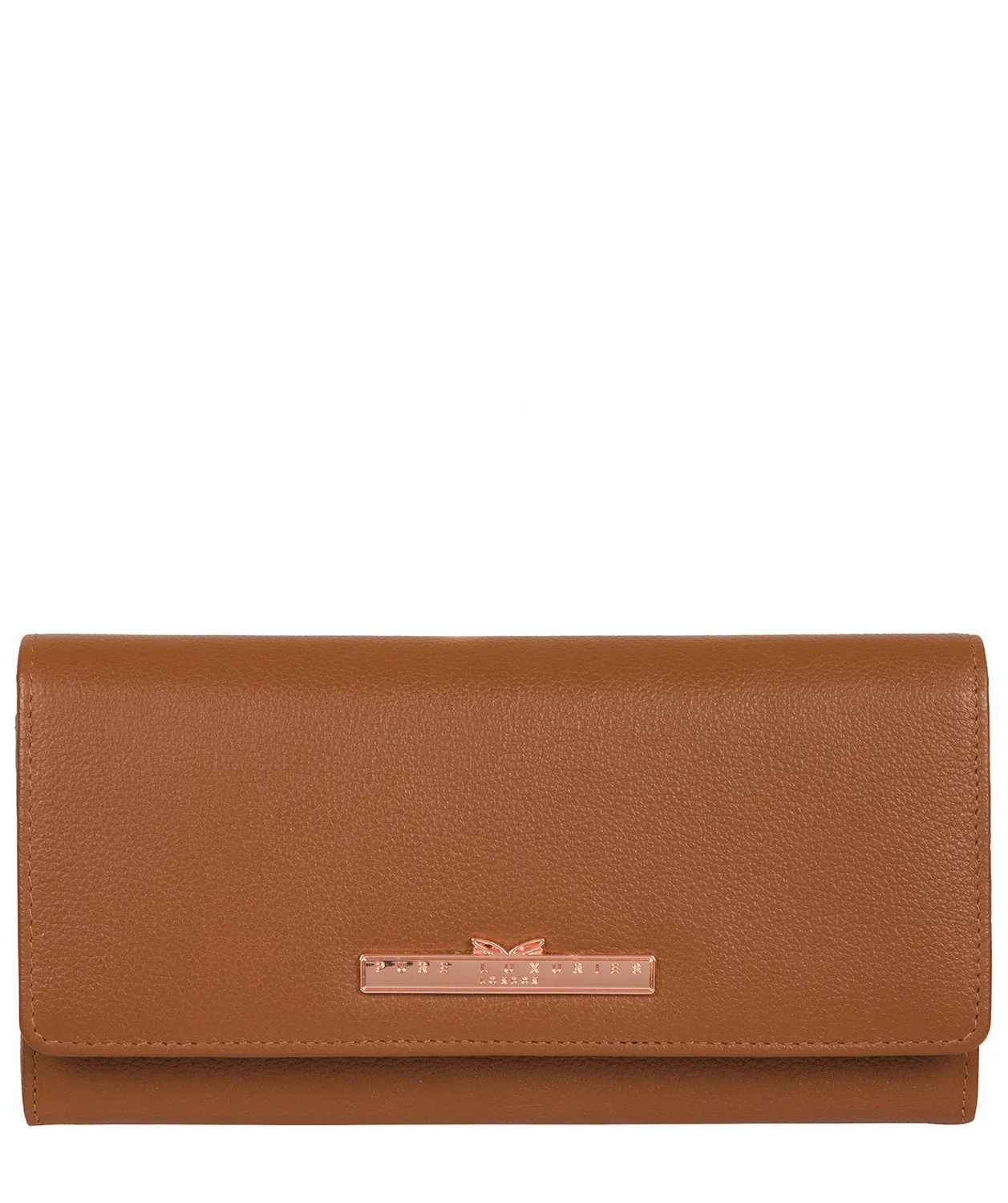 'Pipit' Tan Leather Purse