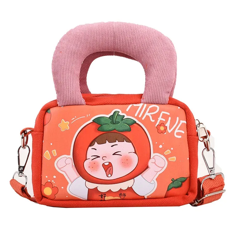 Playful Pop Art Canvas Mini Bag