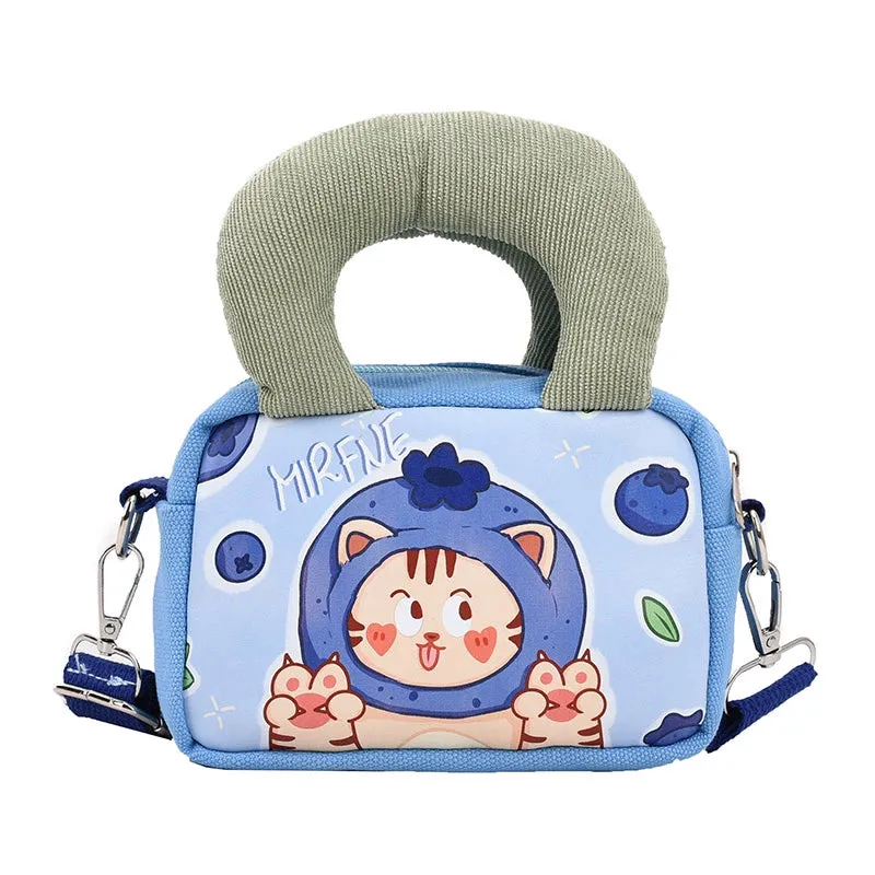 Playful Pop Art Canvas Mini Bag