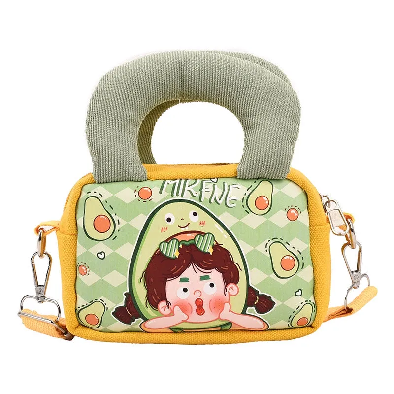 Playful Pop Art Canvas Mini Bag