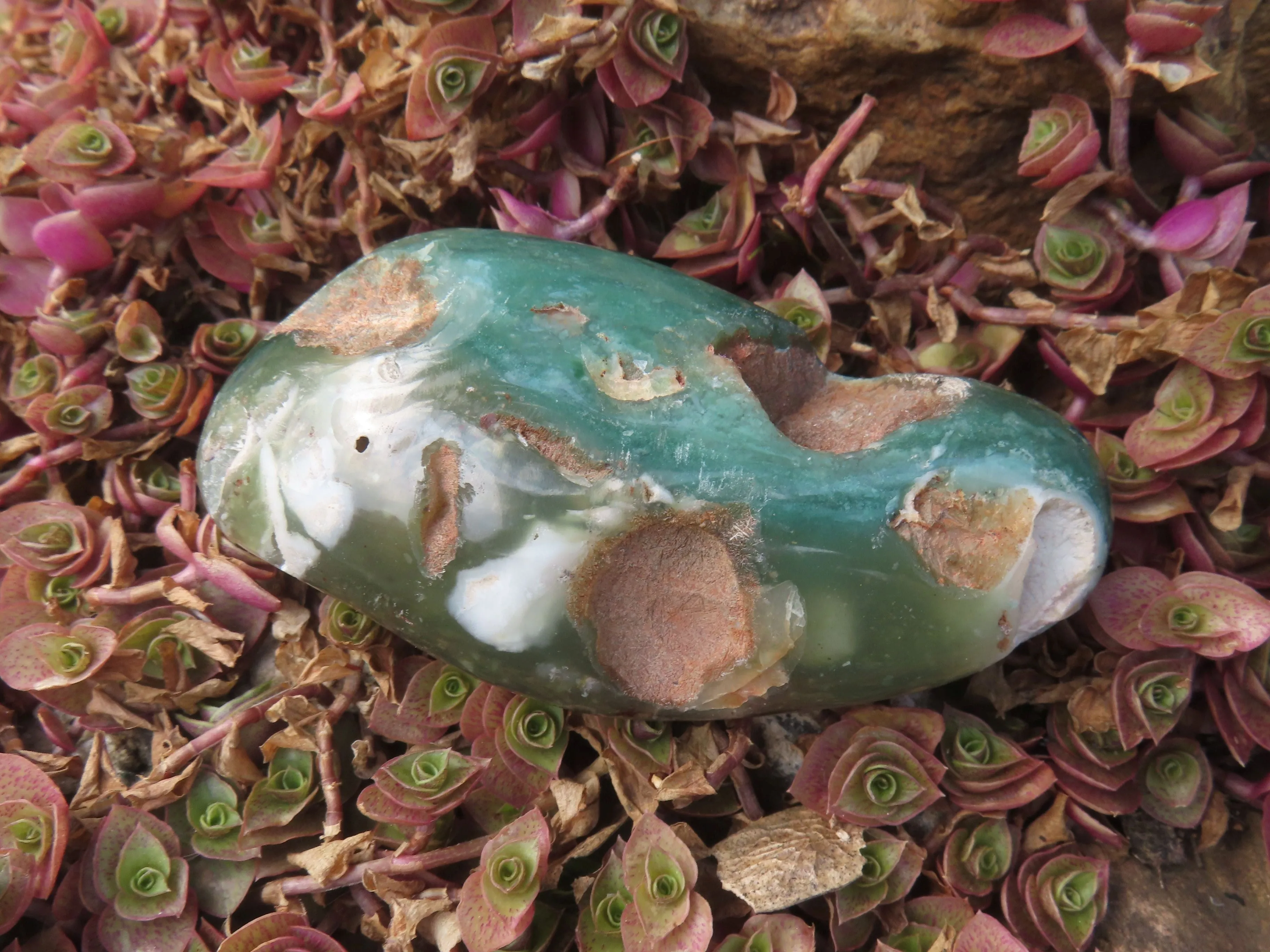 Polished Emerald Mtorolite Galet-Palm Stones - sold per kg - From Mutorashanga, Zimbabwe