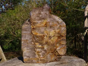 Polished Massive Skeletal Window Quartz Crystal x 1 From Akansobe, Madagascar