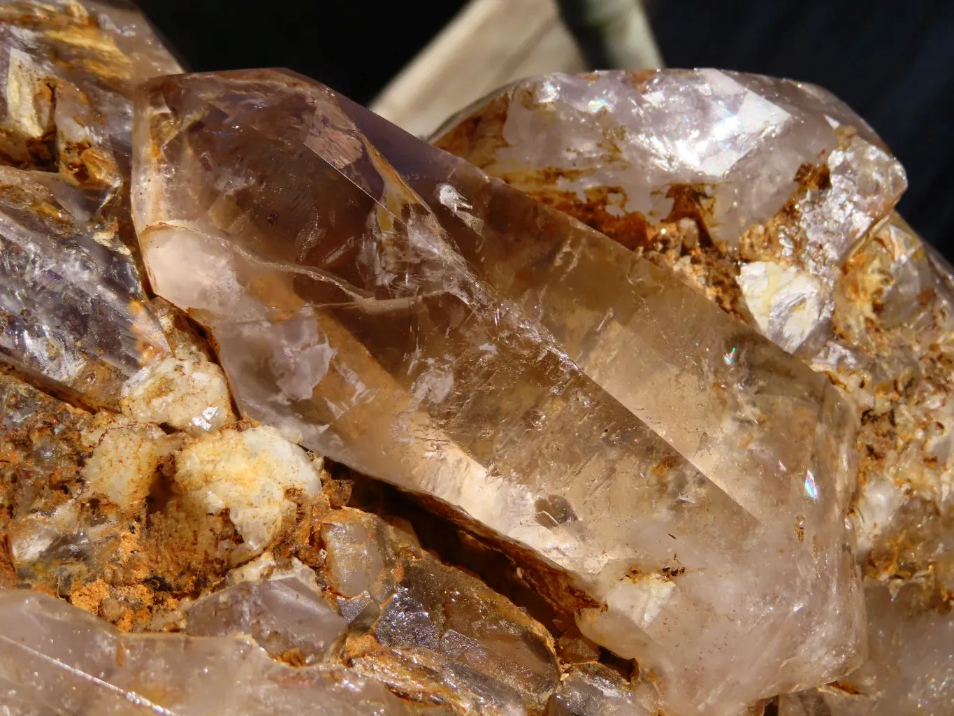 Polished Massive Skeletal Window Quartz Crystal x 1 From Akansobe, Madagascar