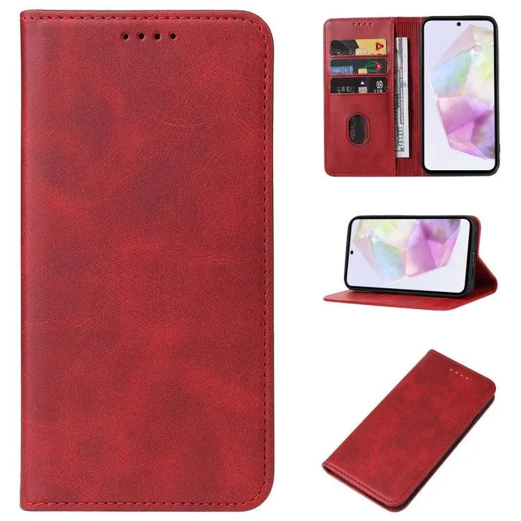 Premium Magnetic Leather Wallet Case for Samsung Galaxy S24 Ultra 5G