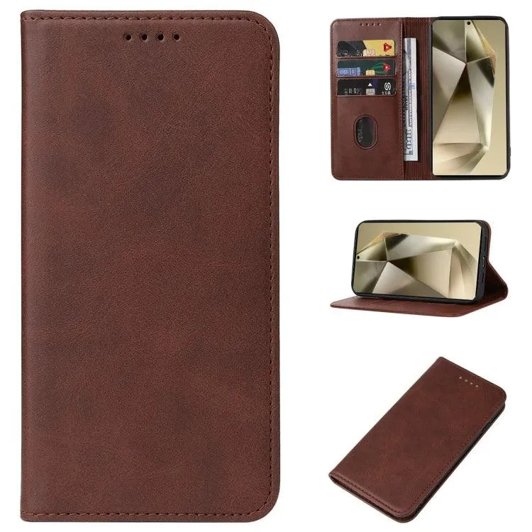 Premium Magnetic Leather Wallet Case for Samsung Galaxy S24 Ultra 5G