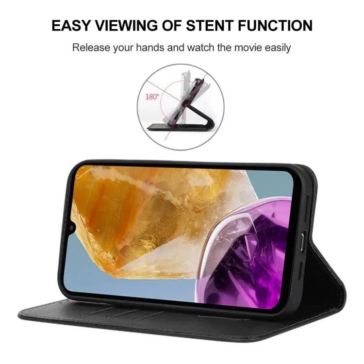 Premium Magnetic Leather Wallet Case for Samsung Galaxy S24 Ultra 5G