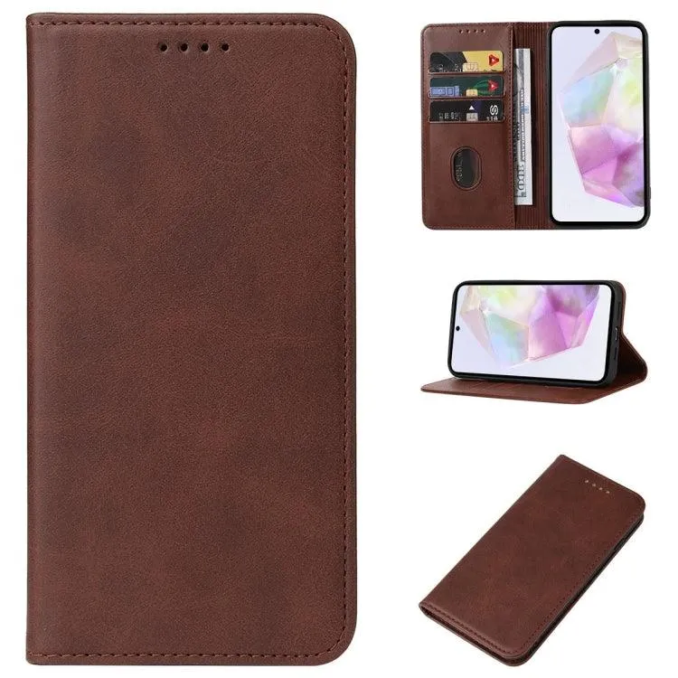 Premium Magnetic Leather Wallet Case for Samsung Galaxy S24 Ultra 5G