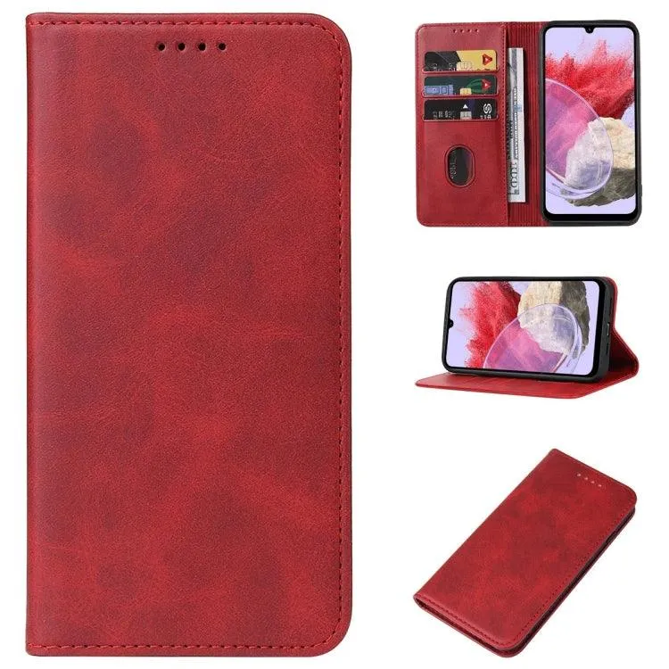 Premium Magnetic Leather Wallet Case for Samsung Galaxy S24 Ultra 5G