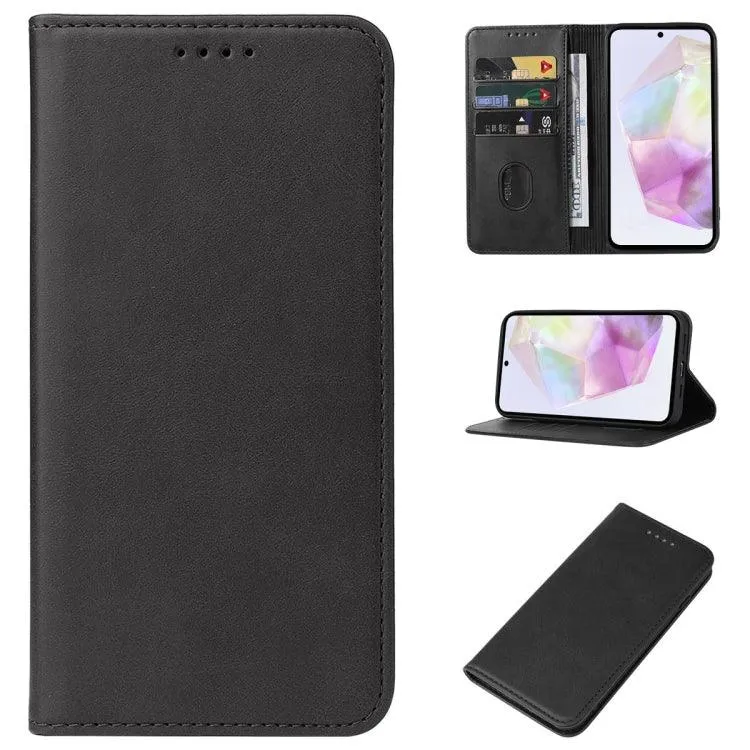 Premium Magnetic Leather Wallet Case for Samsung Galaxy S24 Ultra 5G