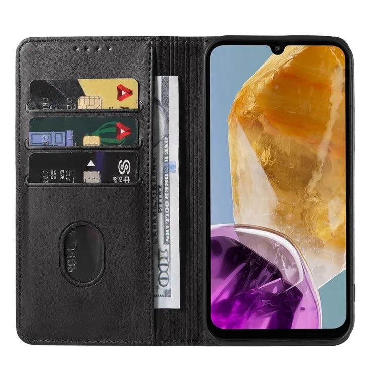 Premium Magnetic Leather Wallet Case for Samsung Galaxy S24 Ultra 5G