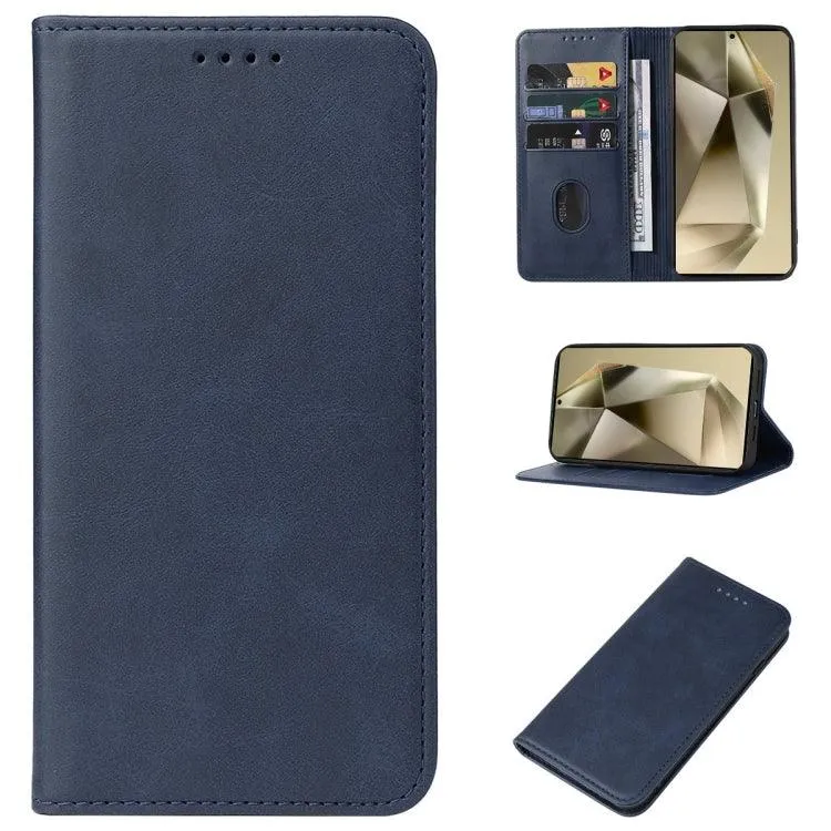 Premium Magnetic Leather Wallet Case for Samsung Galaxy S24 Ultra 5G
