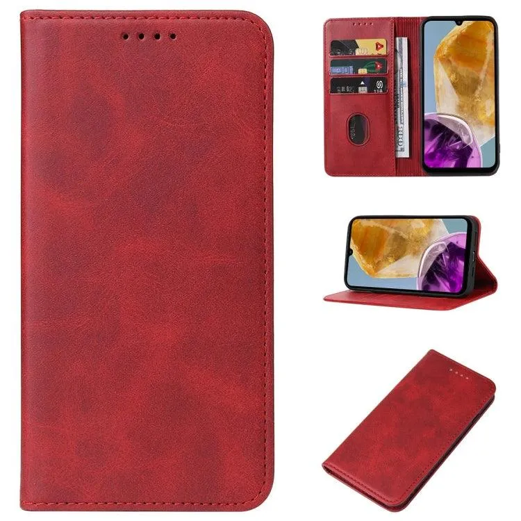 Premium Magnetic Leather Wallet Case for Samsung Galaxy S24 Ultra 5G