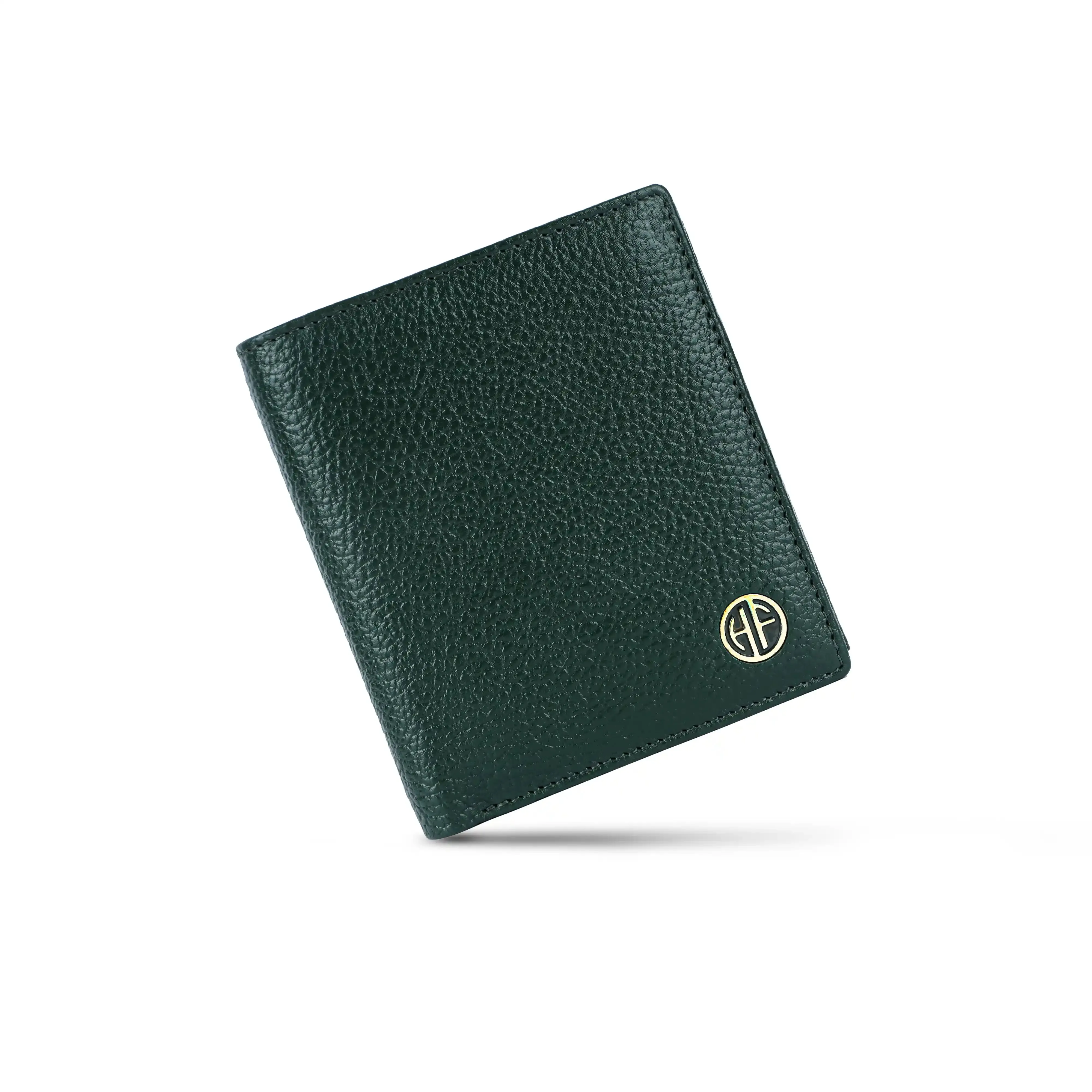 Pure Leather Wallet for Men - RFID Bifold with 6 Card Slots, Zipper & Coin Pockets - Gift for Him