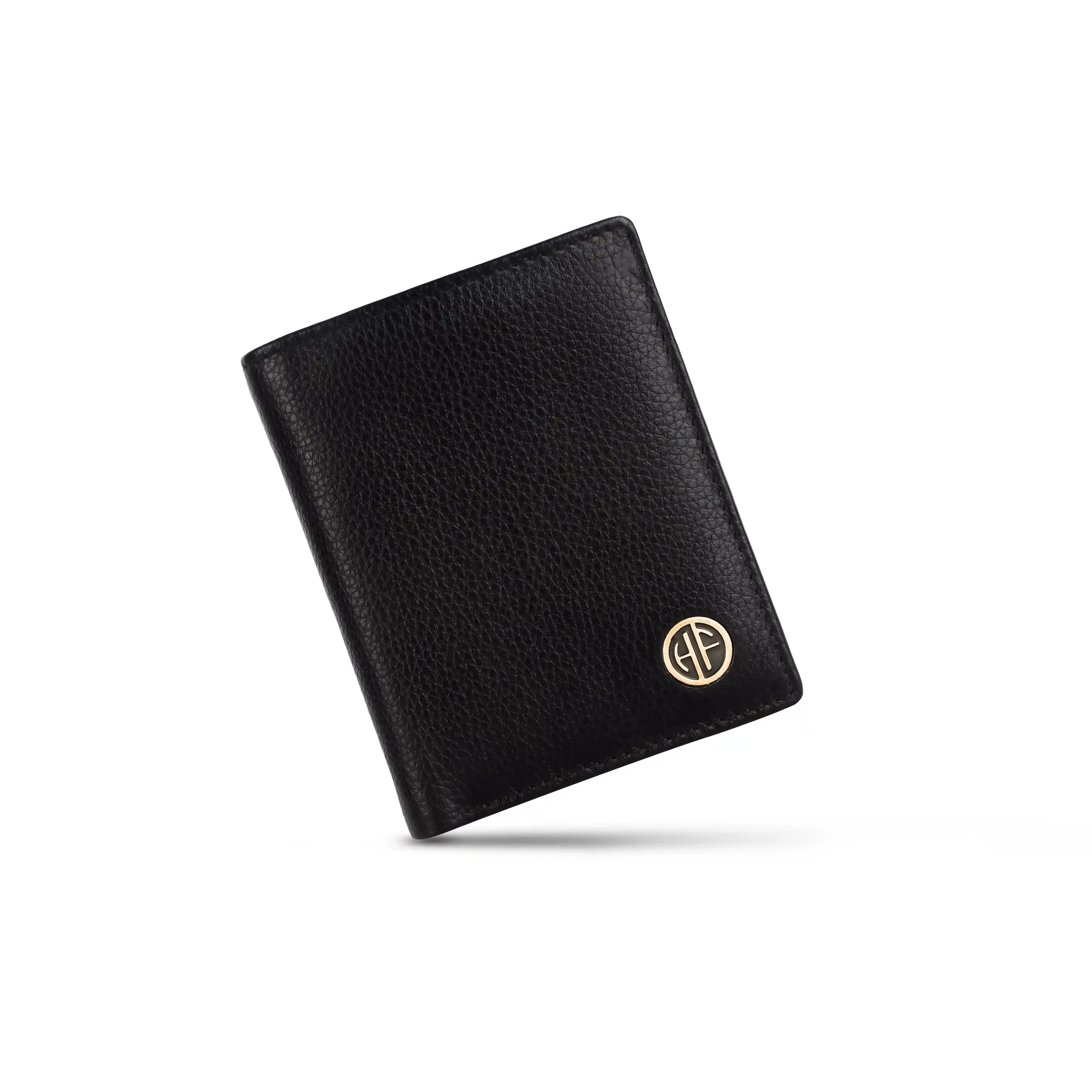 Pure Leather Wallet for Men - RFID Bifold with 6 Card Slots, Zipper & Coin Pockets - Gift for Him