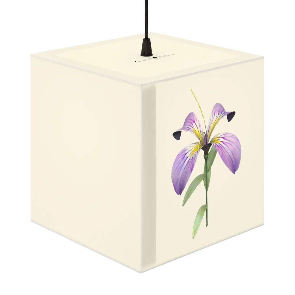 Purple Flower Personalized Lamp