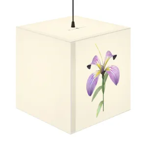 Purple Flower Personalized Lamp