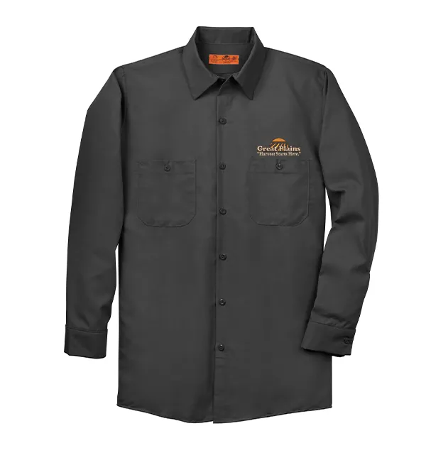 Red Kap® Long Sleeve Industrial Work Shirt