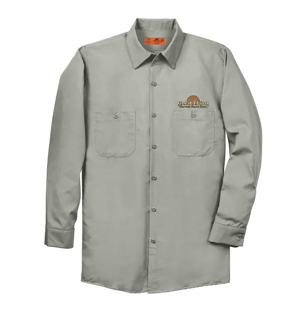 Red Kap® Long Sleeve Industrial Work Shirt