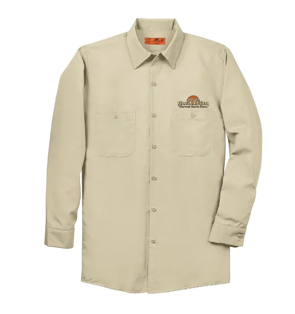Red Kap® Long Sleeve Industrial Work Shirt