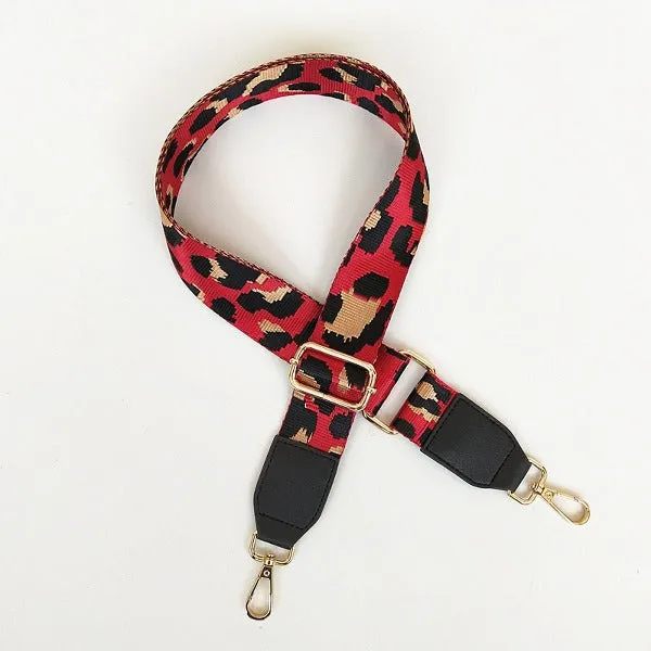 Replacement Purse Straps Crossbody, Wide Leather Leopard Purse Strap