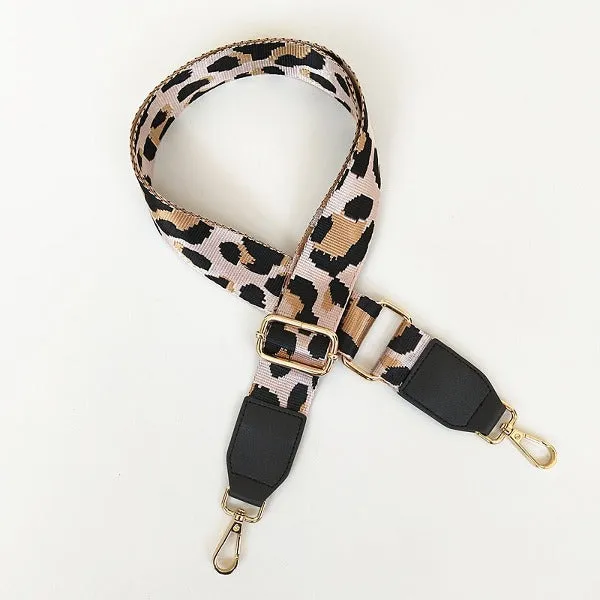 Replacement Purse Straps Crossbody, Wide Leather Leopard Purse Strap