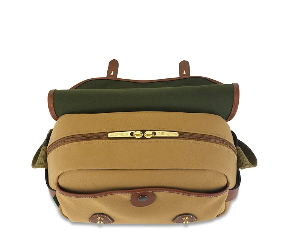 S3 Camera Bag - Khaki Canvas / Tan Leather