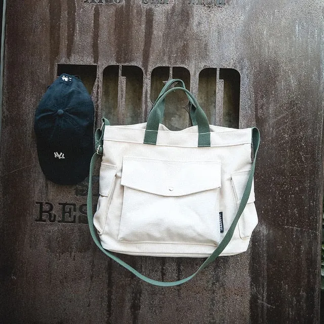 Satchel Canvas Messenger Bag