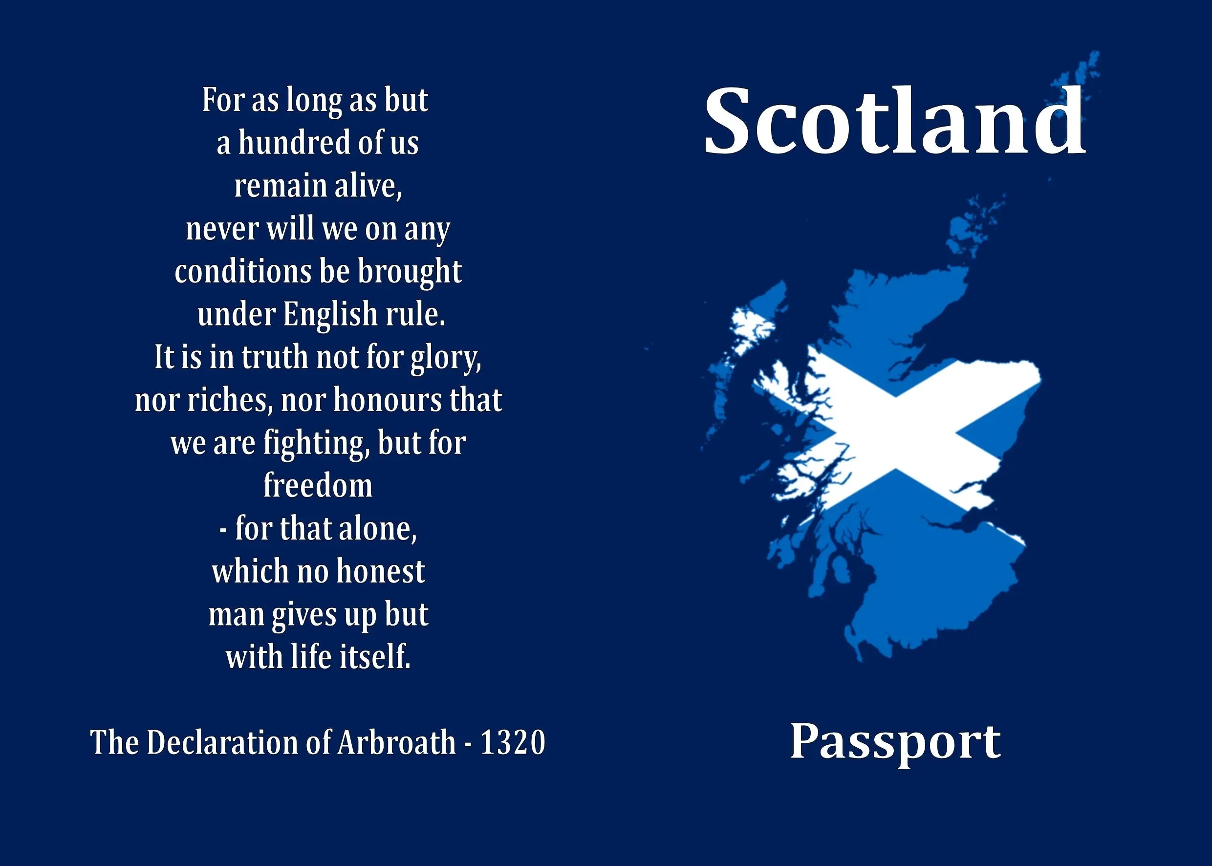 Scotland Passport Holders