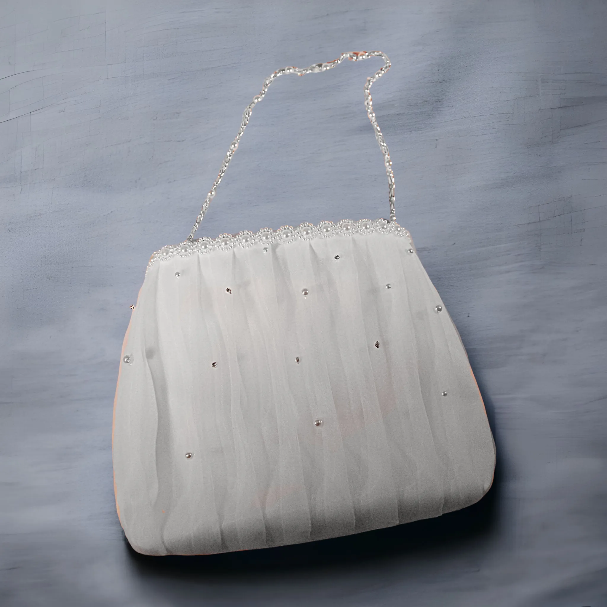 Sheer Pleated Purse