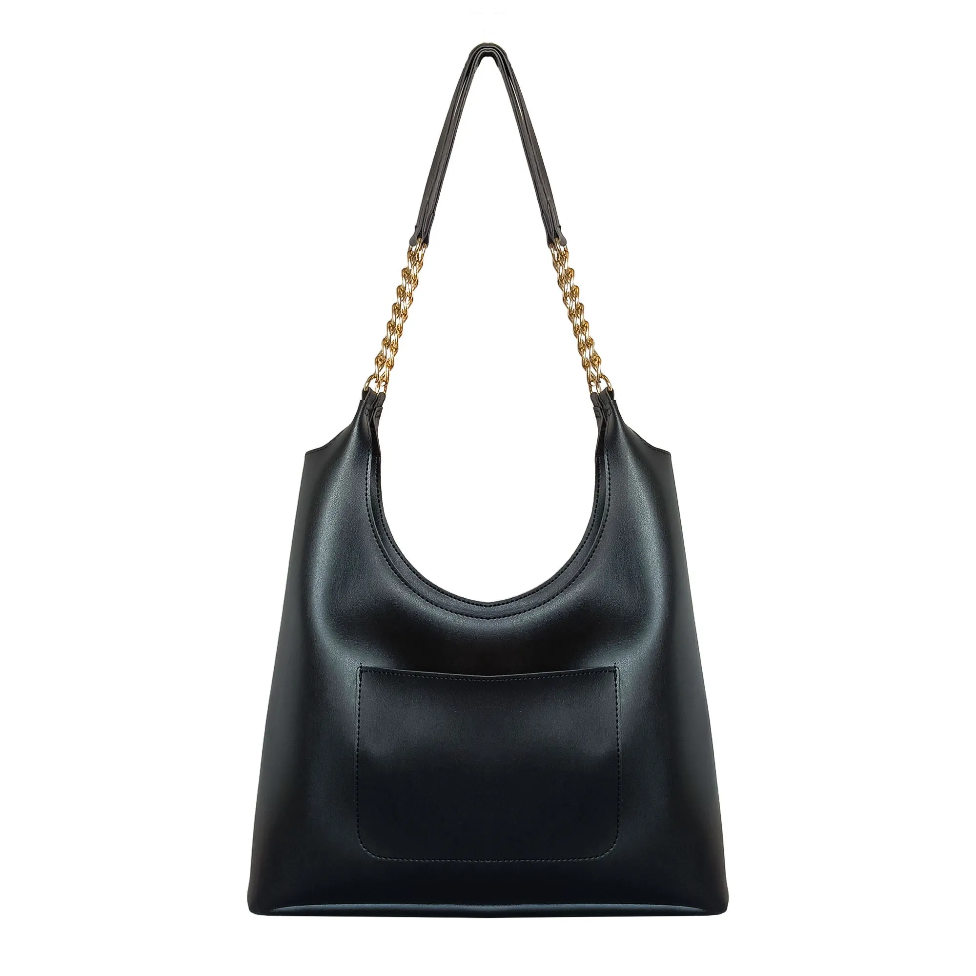 Shoulder Hobo Chain Bag | Vegan Leather Women & Girl's Handbag