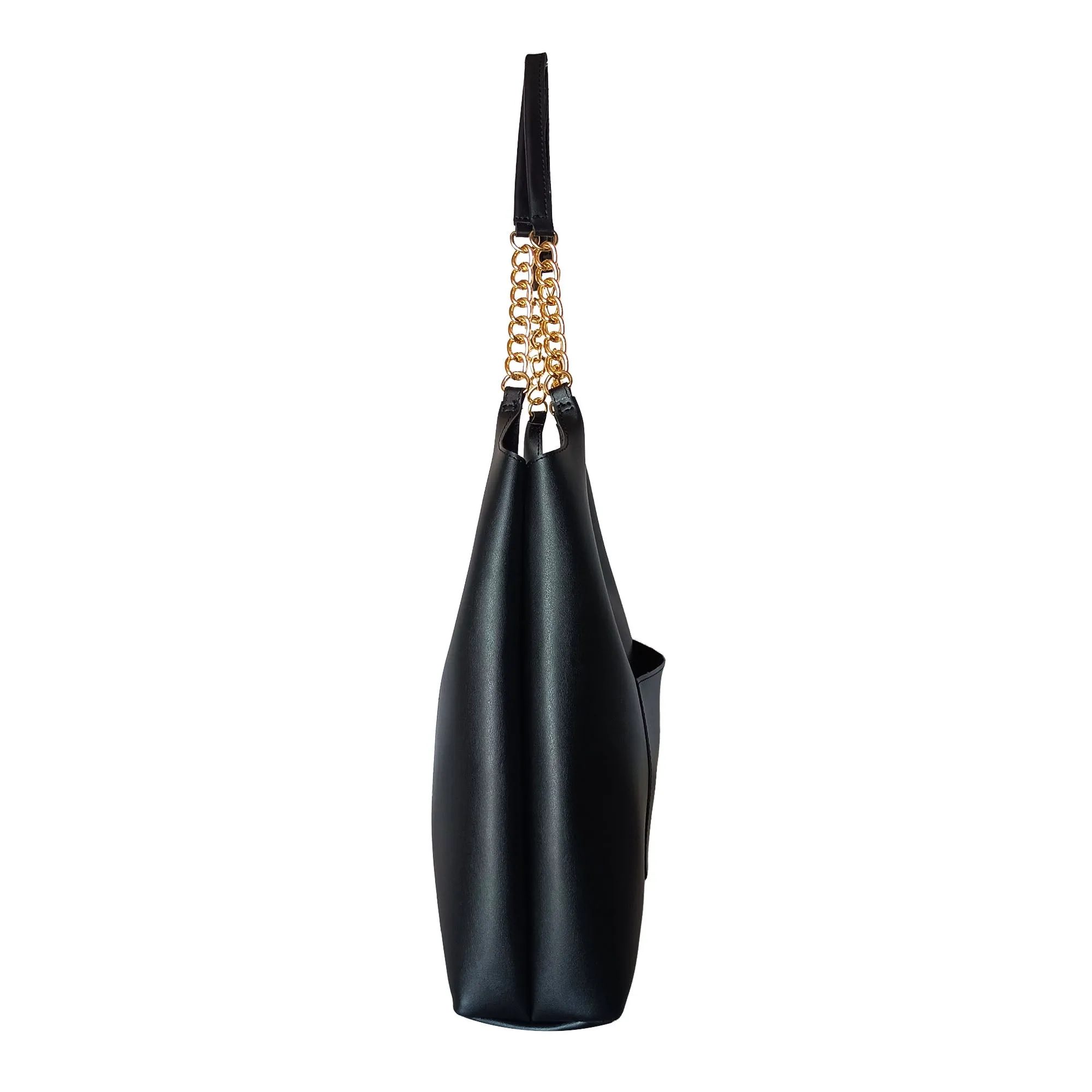 Shoulder Hobo Chain Bag | Vegan Leather Women & Girl's Handbag