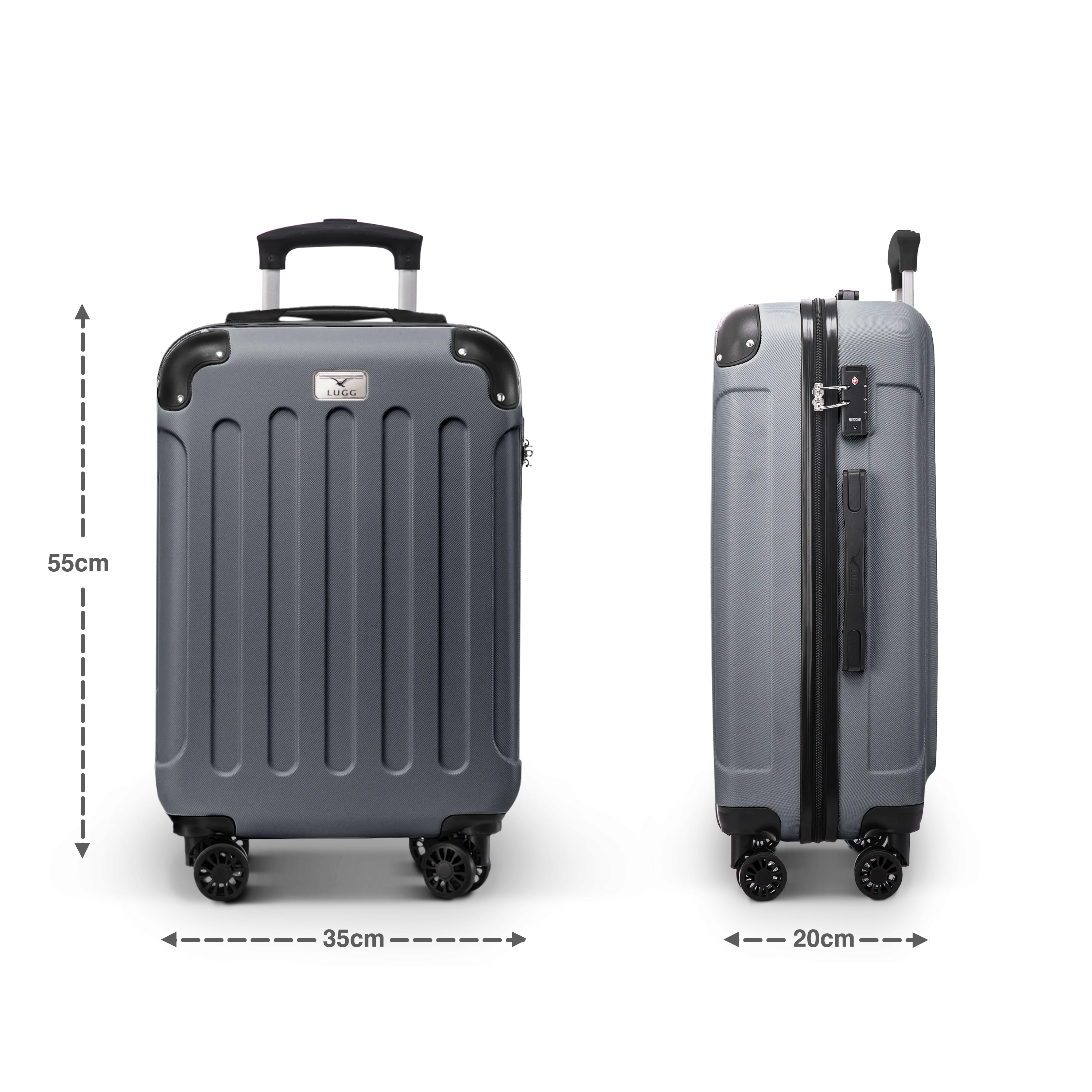 Skywander 20" Cabin Suitcase in Silver