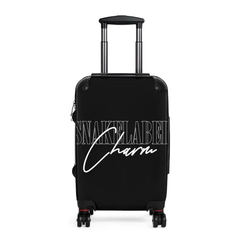 Snake Suitcase: Durable 360° Swivel Wheels & Built-In Lock for Stylish Travel