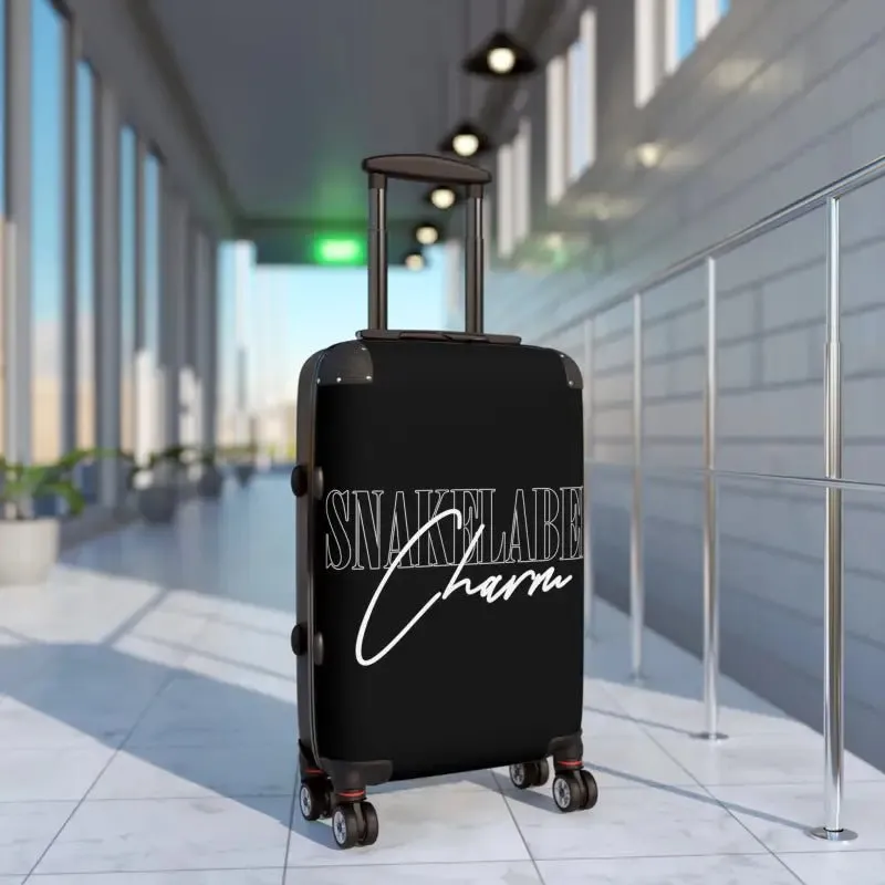Snake Suitcase: Durable 360° Swivel Wheels & Built-In Lock for Stylish Travel