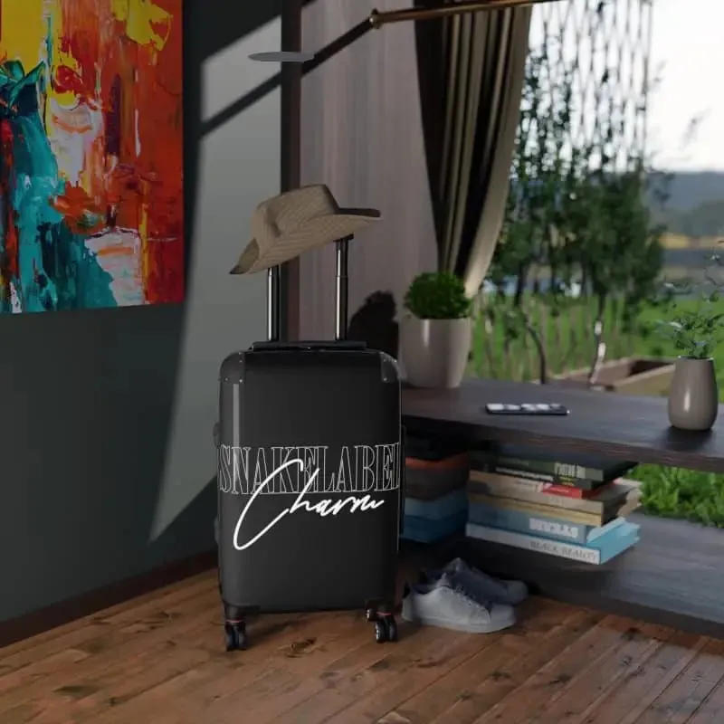 Snake Suitcase: Durable 360° Swivel Wheels & Built-In Lock for Stylish Travel