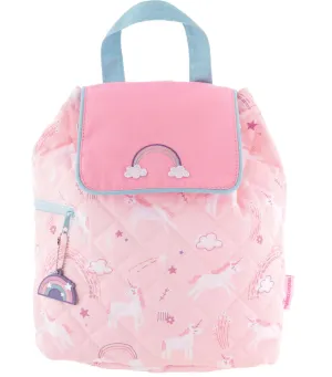 Stephen Joseph Quilted Backpack in Baby Unicorn
