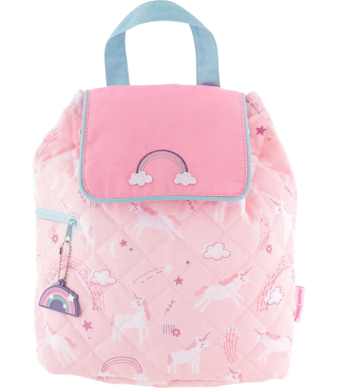 Stephen Joseph Quilted Backpack in Baby Unicorn