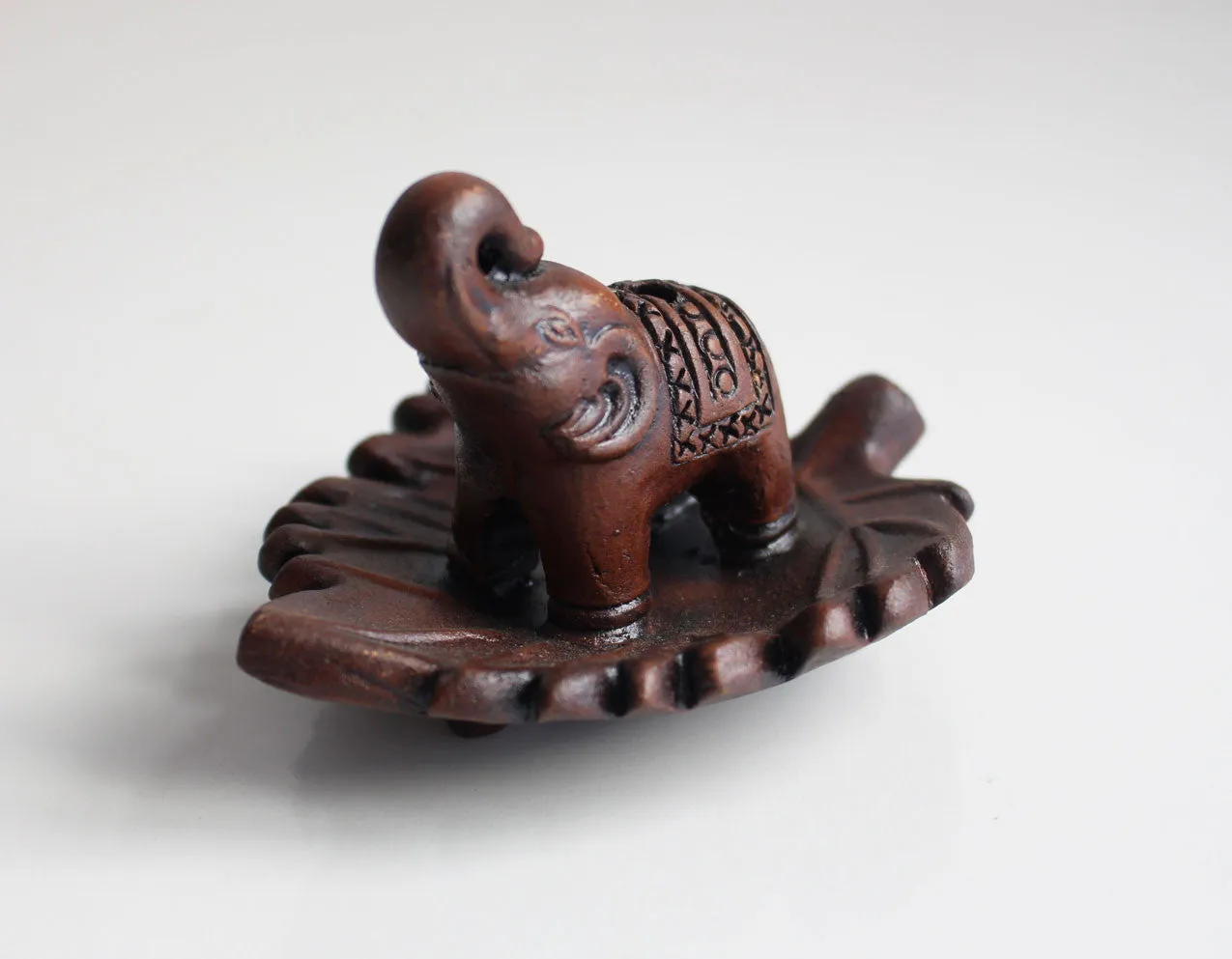 Terracotta Elephant Incense Burner