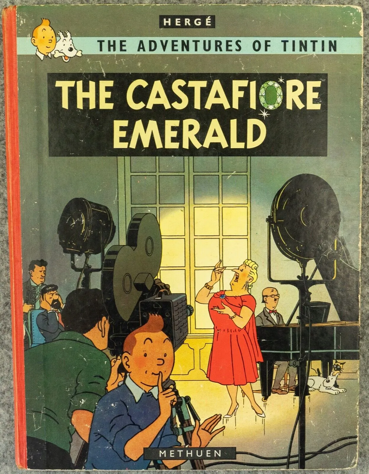 THE CASTAFIORE EMERALD Methuen 1963 1st Edition Hardback Rare Tintin book Herge EO