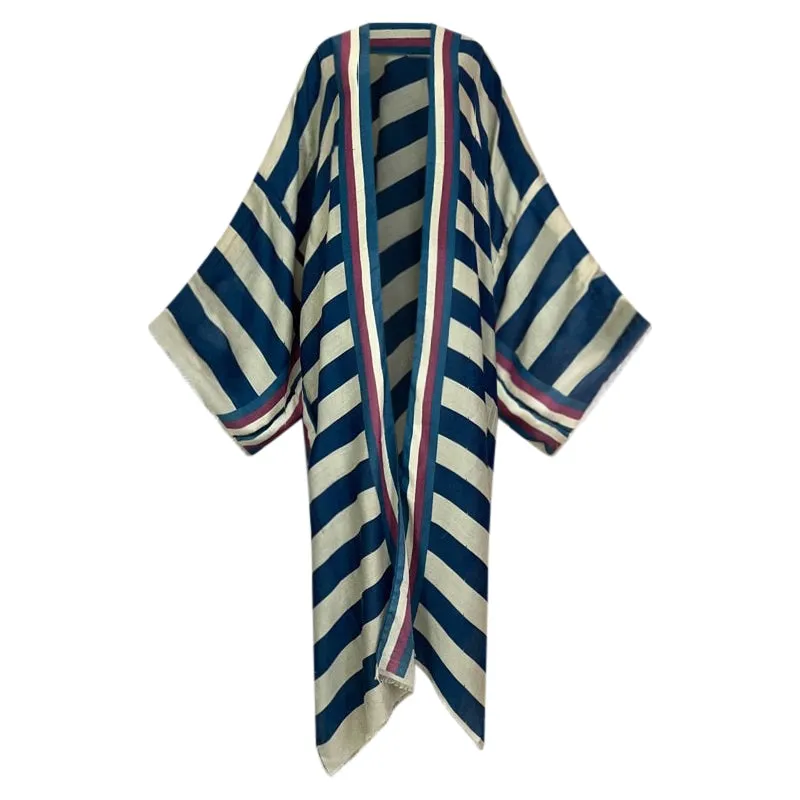 Timeless Chic Striped Kimono