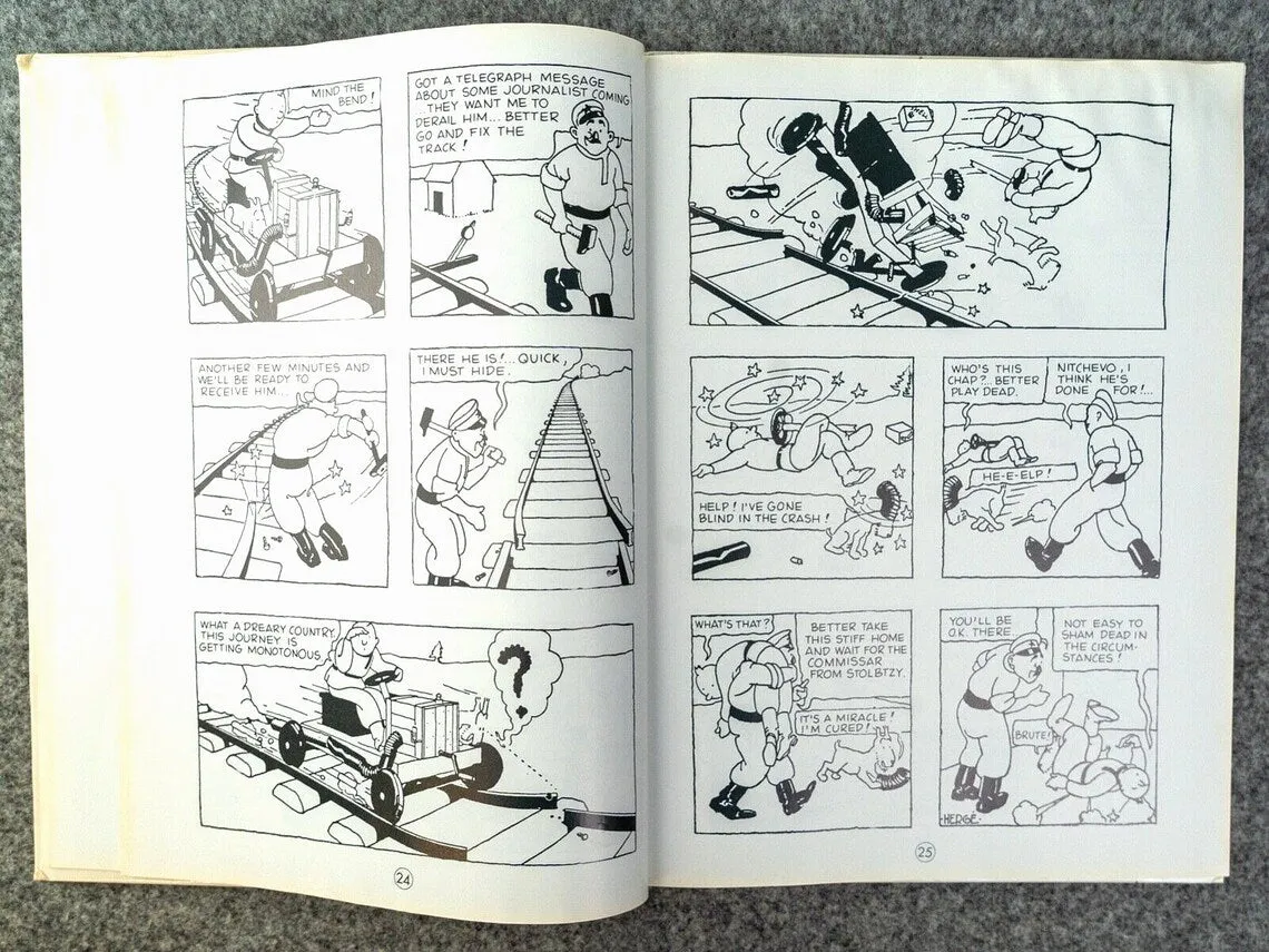 Tintin in the Land of Soviets: Methuen 1999 1st Edition HB Rare comic book Herge EO