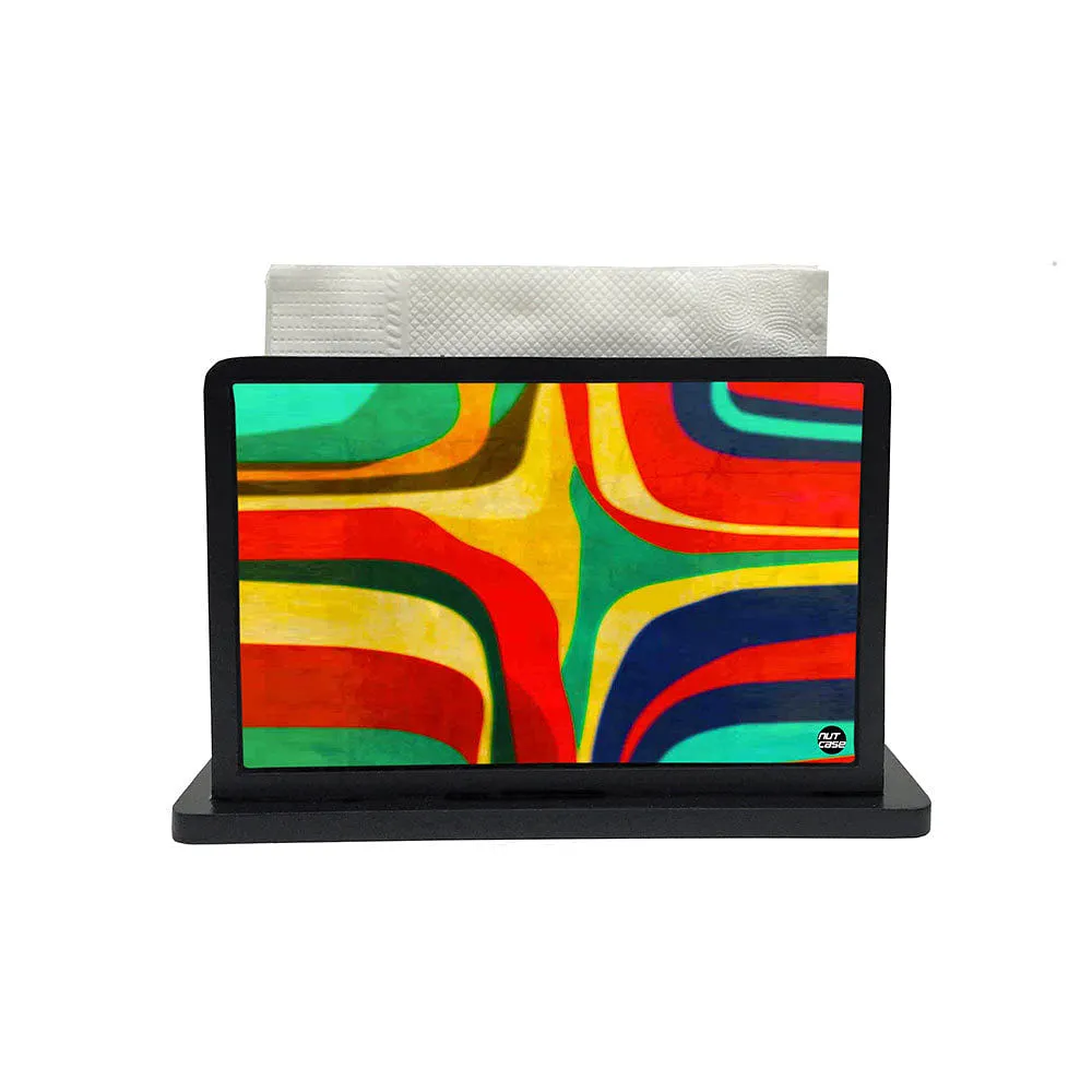 Tissue Holder Paper Napkin Stand - Retro Art Deco