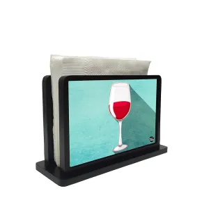 Tissue Holder Paper Napkin Stand - Wine Glass