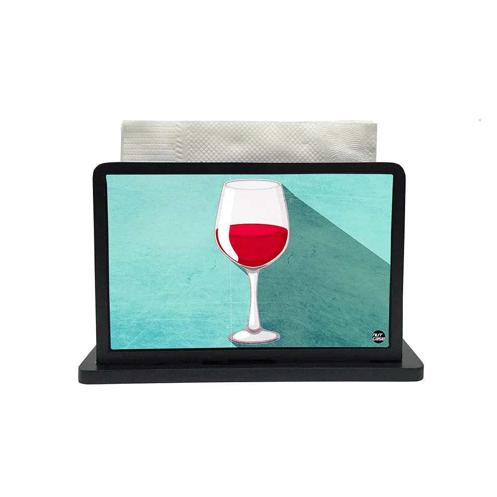 Tissue Holder Paper Napkin Stand - Wine Glass