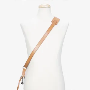 Tokyo #603 - Tanned & Red sling leather camera strap