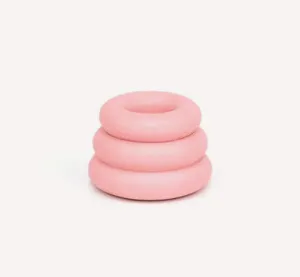 Triple O Candleholder Pink by Yod & Co